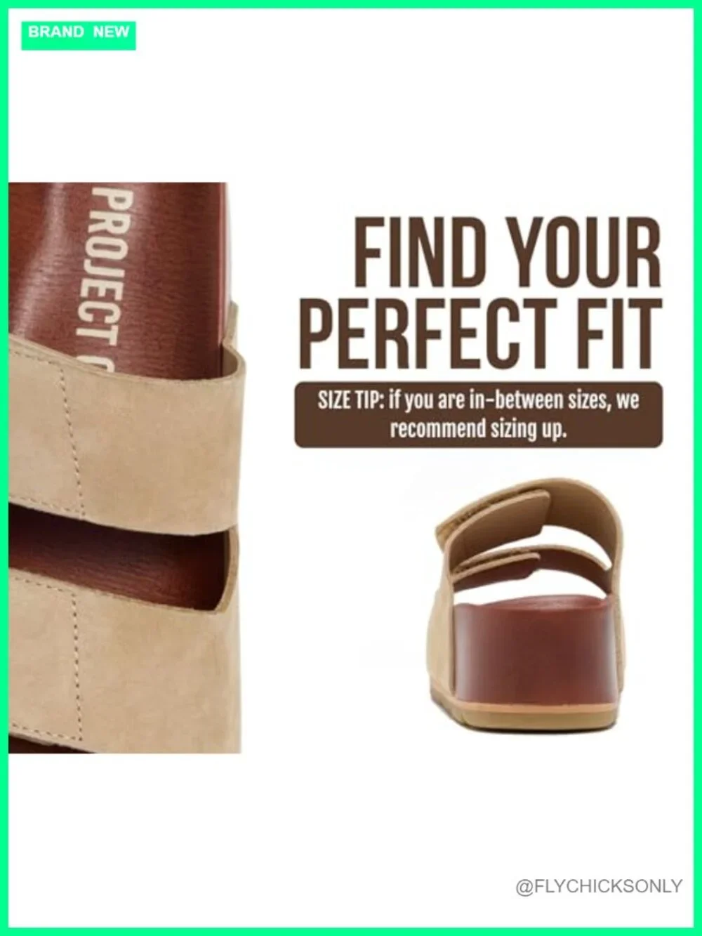 Genuine Leather Platform Wedge Sandals Non-Slip Hook & Loop Strap Open Toe